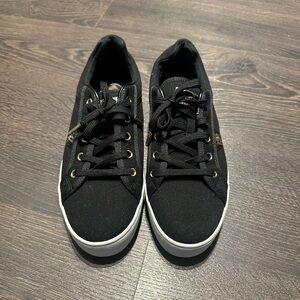 MICHAEL KORS Poppy Black Sneaker, size 7.5